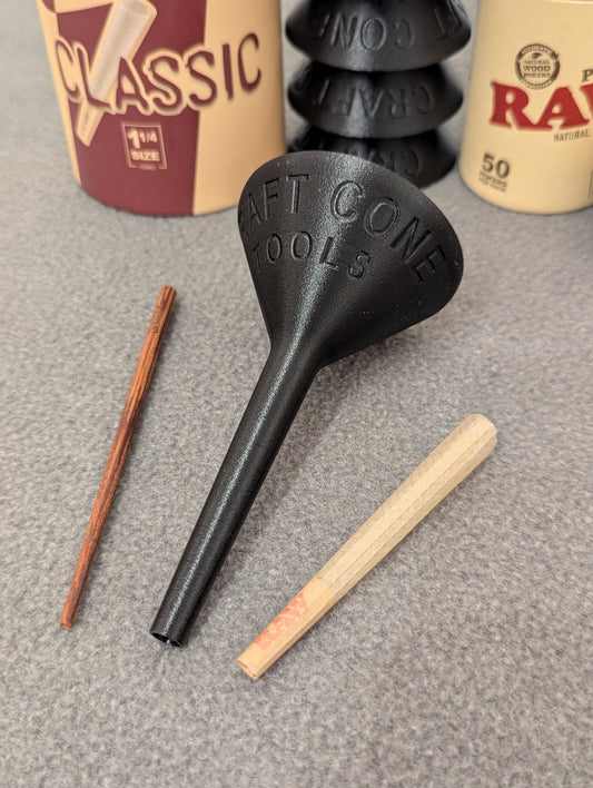 Classic Pre-rolled Cone Filler & Packing Tool V2 - Black